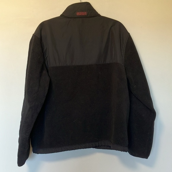 Polo by  Ralph Lauren black fleece polyester jacket - Picture 5 of 9
